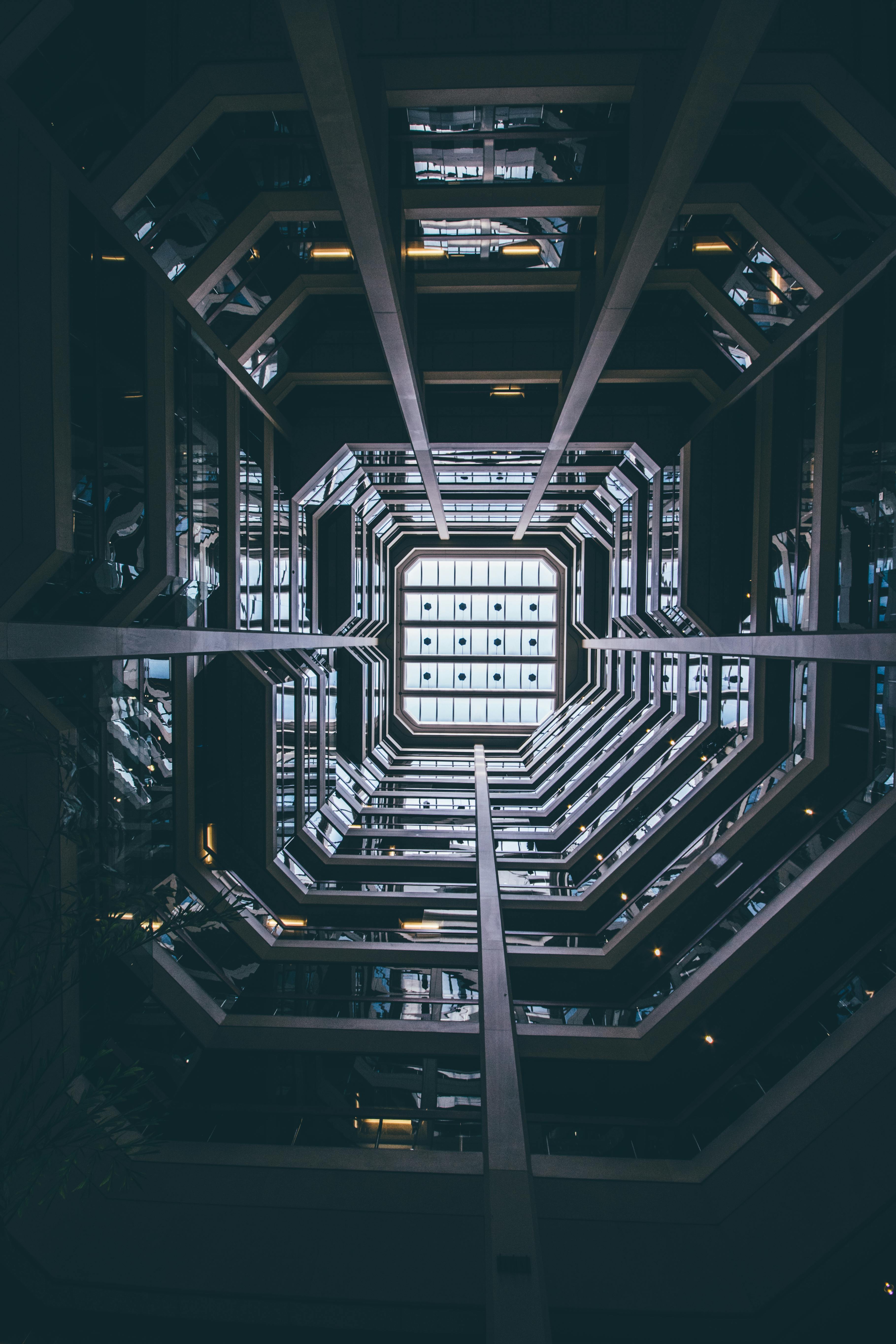 Modern commercial buildings